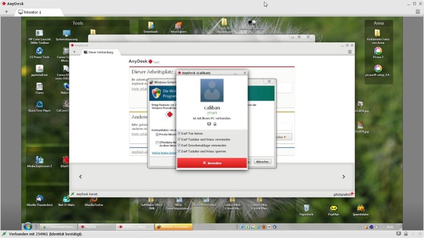 anydesk-bildschirm