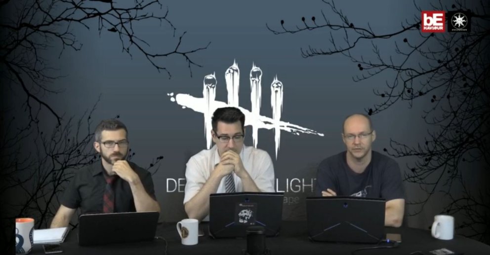 Dave Richard (Lead Designer, links), Mathieu Côté (Producer, Mitte), Ash Pannell (Creative Director, rechts) reden wöchentlich über Updates und beantworten Fragen zum Spiel.