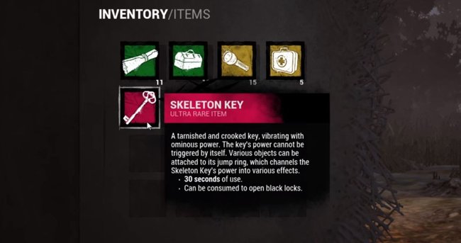 Der Hauptschlüssel ist im Original der Skeletonkey.