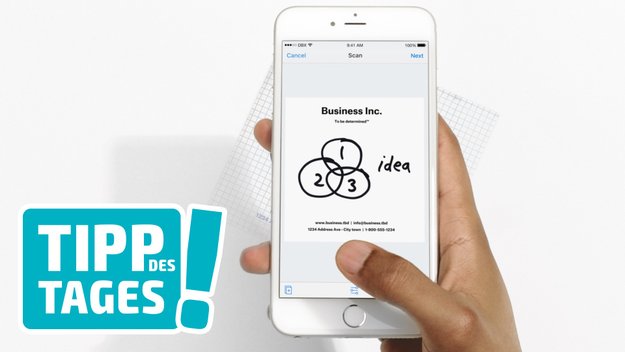 Tipp: „Scannen“ mit Dropbox auf iPhone und iPad