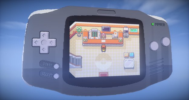 Minecraft: Spieler baut funktionierenden Game Boy Advance mit Pokémon Feuerrot