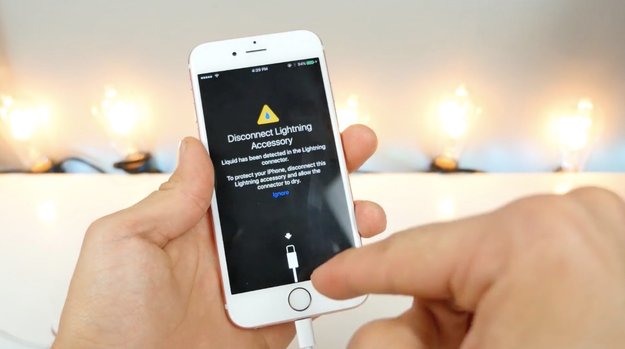 Jüngste iOS-10-Beta warnt vor Feuchtigkeit im Lightning-Anschluss