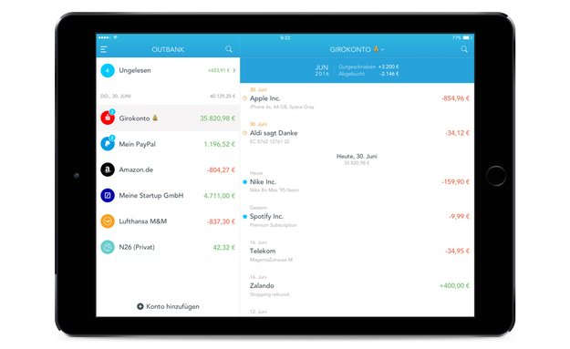 Outbank: Ein neuer Anlauf der Banking-App für iPhone und iPad