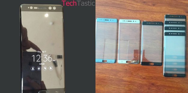 Samsung Galaxy Note 7: Frontbilder zeigen Always-On-Display mit neuen Funktionen