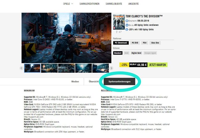 Im Shop von Ubisoft findet ihr im Reiter Systemanforderungen noch mehr Informationen, ob das jeweilige Spiel für Mac entwickelt wird.