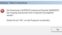 Lösung zum werfault.exe-Fehler (Windows-Dienst)