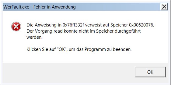 Lösung zum werfault.exe-Fehler (Windows-Dienst)