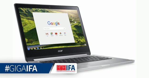 Acer Chromebook R13: Convertible mit Touchscreen und Chrome OS vorgestellt