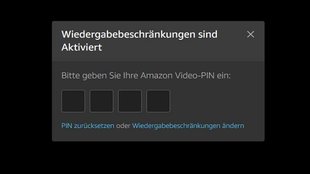 Amazon Video: PIN einrichten, ändern oder deaktivieren, wenn vergessen – so geht's