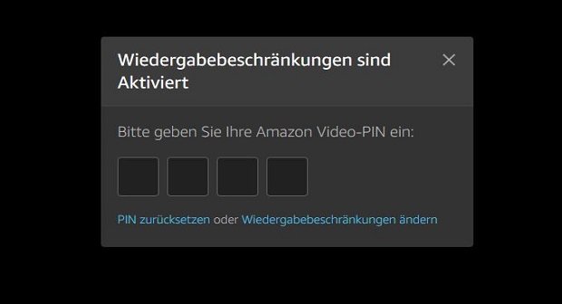 Amazon Video: PIN einrichten, ändern oder deaktivieren, wenn vergessen – so geht's