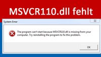 MSVCR110.dll fehlt – so installiert ihr die Datei