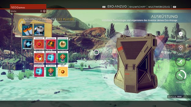 No Man's Sky: Inventar erweitern und mit Signalscanner besser füllen