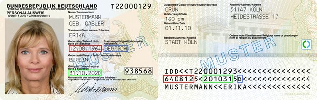 O Oder 0 Im Personalausweis Dokumentennummer Personalausweis: Wo steht die Personalausweisnummer?