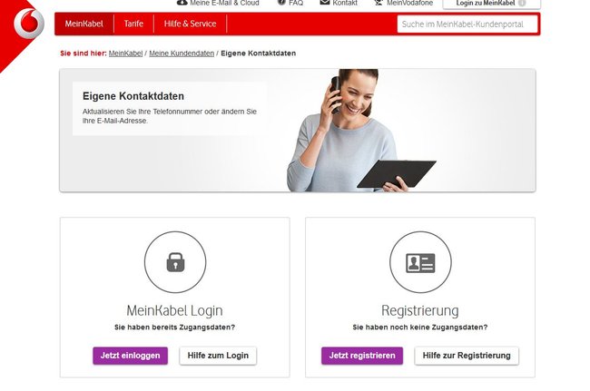 Vodafone Kundennummer online finden