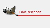 Gimp: (Gerade) Linie zeichnen – so geht's