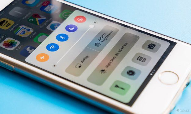 Kontrollzentrum in iOS 10: Einstellungen auf drei Seiten