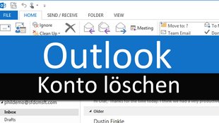 Outlook: Konto löschen – so geht's in 2013, 2010 & Co.