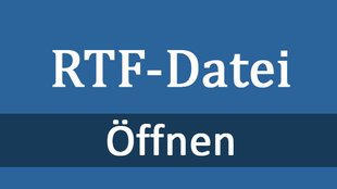 RTF-Datei öffnen – so geht's