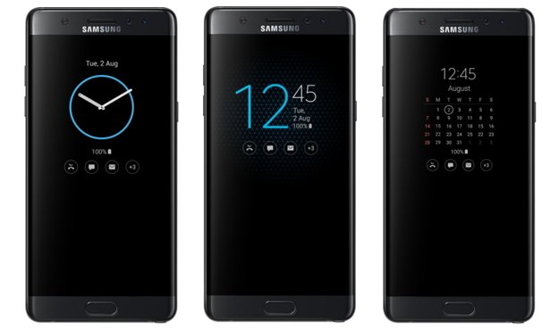 Samsung Galaxy Note 7: Always-On-Display zeigt Benachrichtigungen von Drittanbieter-Apps