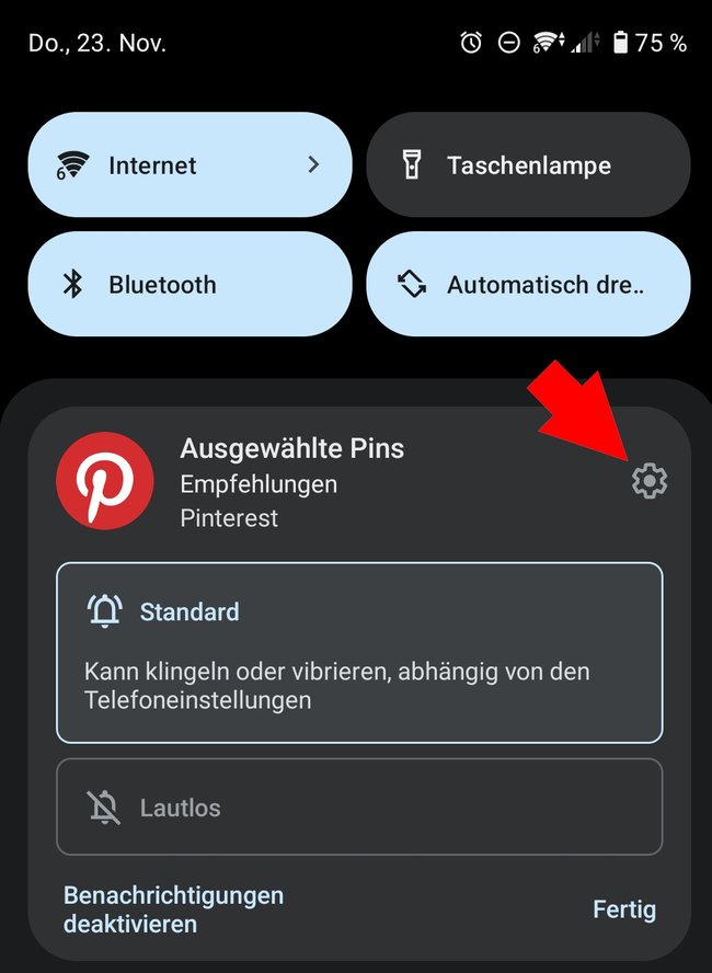 Push-Benachrichtigungen Android