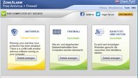 ZoneAlarm Free Antivirus + Firewall Download: Virenschutz und Firewall kostenlos