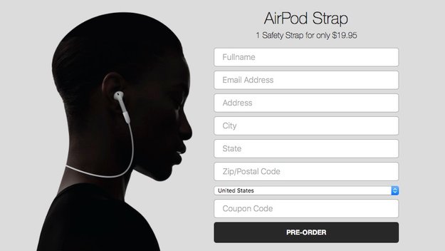„AirPod Strap“ soll AirPods vor dem Herunterfallen sichern (Update)