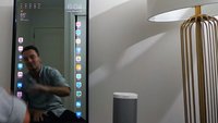 Apple Mirror, das riesige Spiegel-iPad im Wohnzimmer (Studie)