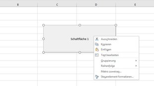 Excel: Button einfügen – so geht's