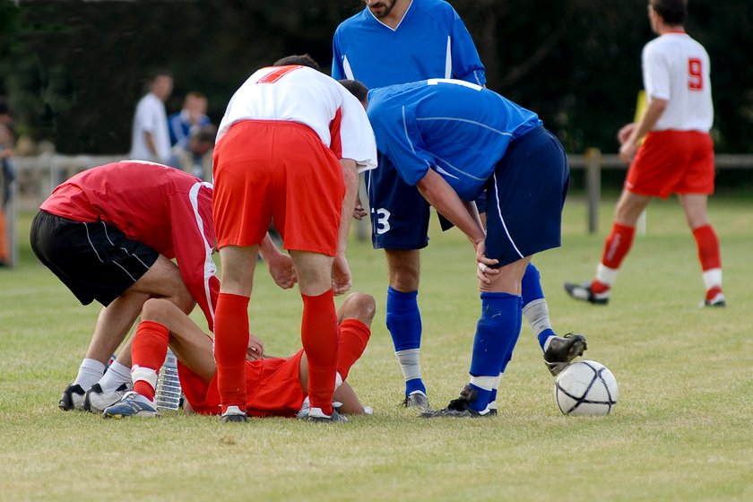 Sport verletzt