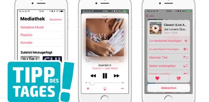 Musik-App in iOS 10: Tipps zum Musikhören auf iPhone und iPad