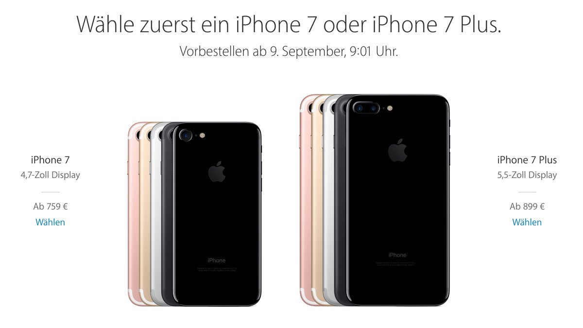 iPhone 7: Preise in der Übersicht – so viel kostet es…