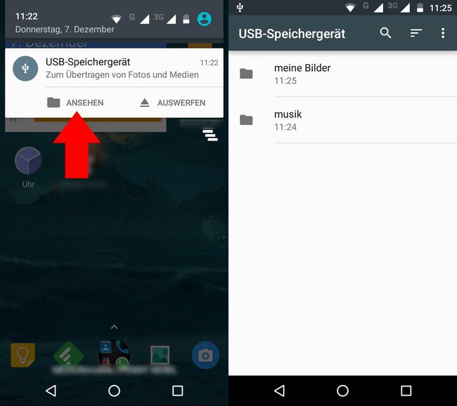 Fotos Von Samsung Handy Auf Usb Stick Android-Handy mit USB-Stick OTG verbinden und Dateien kopieren