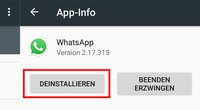 WhatsApp deinstallieren (Android & iPhone) – so geht's