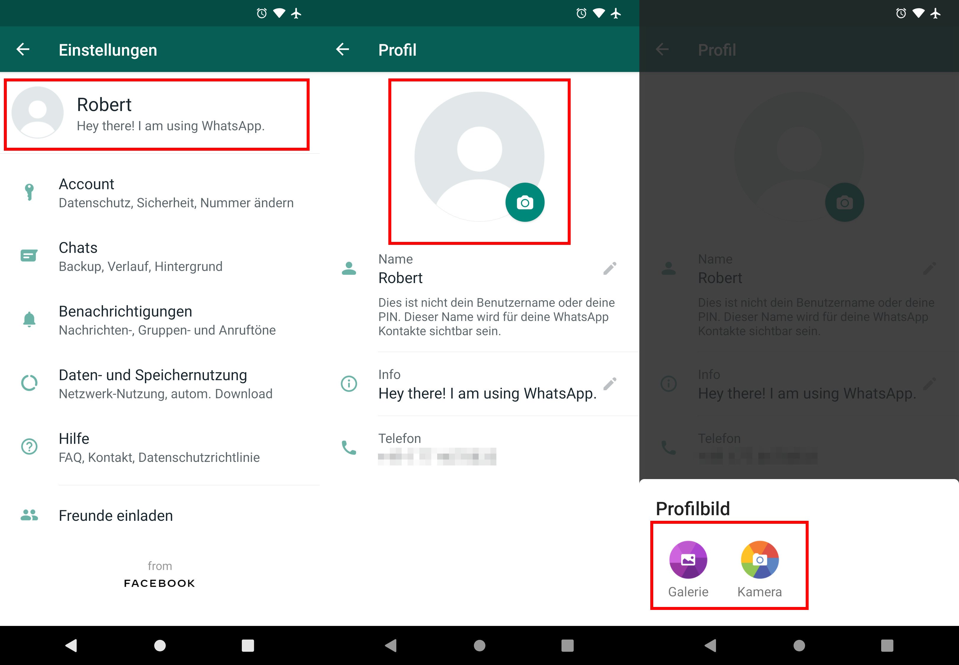 Blockiert bei whatsapp profilbild sichtbar