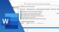 Word – wie kann ich Autokorrektur ausschalten/einschalten?