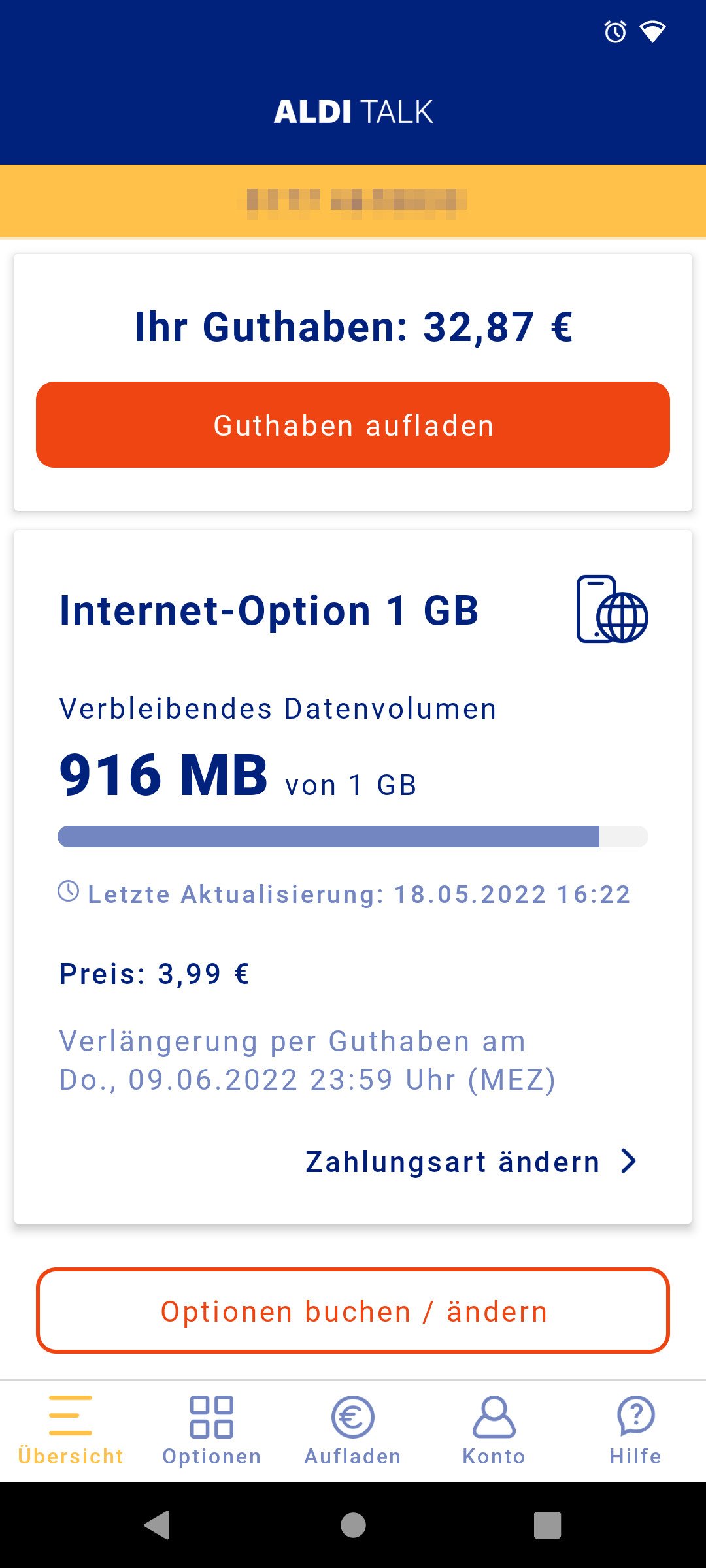 Aldi Talk Guthaben abfragen