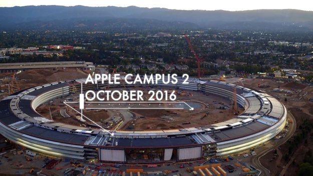 Apple Campus 2: Drohnen-Videos zeigen weit fortgeschrittene Bauarbeiten