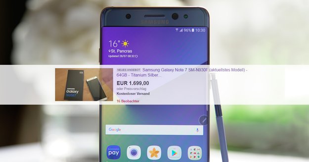 Samsung Galaxy Note 7 auf eBay: Dreiste Verkäufer wittern das große Geld