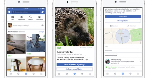 Facebook-Marketplace: Nutzer sabotieren den Launch mit unmoralischen Angeboten