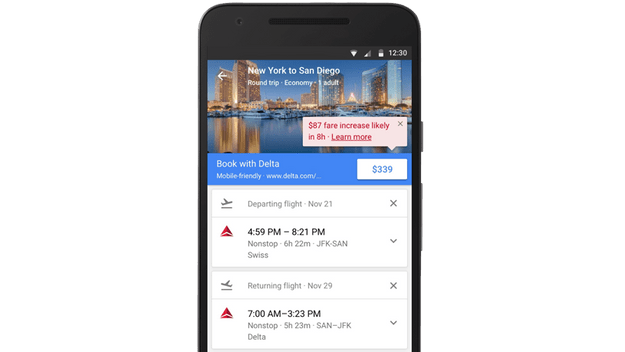 Günstige Flüge: Google Flights informiert ab jetzt über besten Buchungszeitpunkt