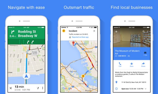 Google Maps für iOS: Update integriert Essen-Lieferdienste