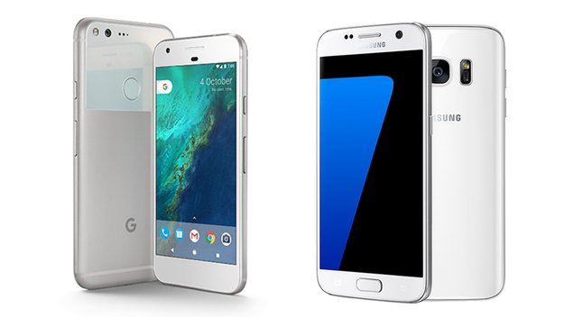 Google Pixel (XL) vs. Samsung Galaxy S7 (edge): Die Android-Flaggschiffe im Vergleich