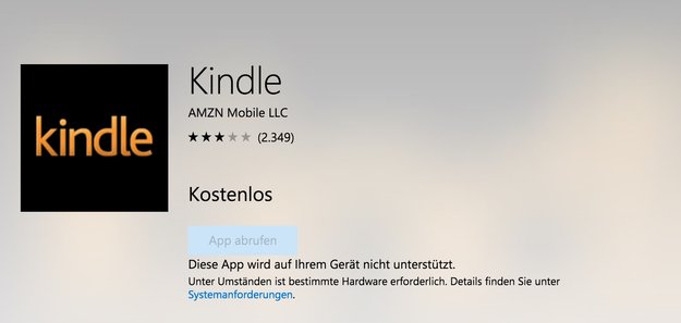 Kindle: Amazon stampft Windows-App ein