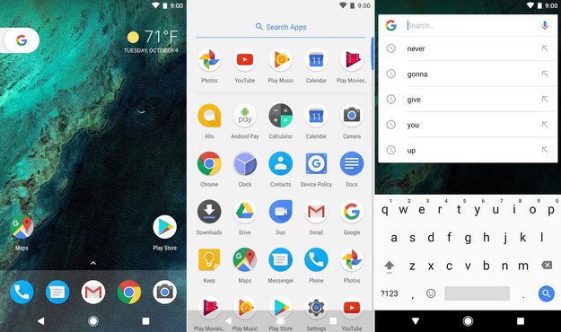 Google Pixel Launcher jetzt im Play Store zum Download