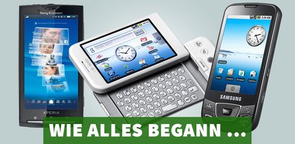 Rückblick: Die ersten Android-Smartphones von Samsung, LG, Huawei und Co.