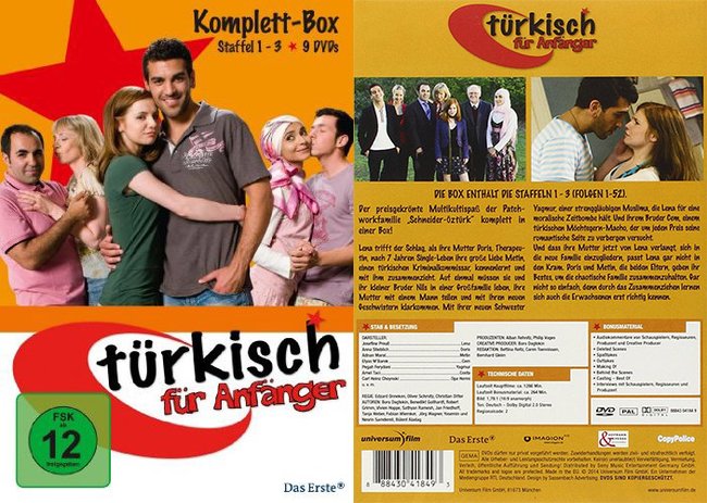 Türkisch für Anfänger gibt es auch in der DVD-Box zu kaufen. Bildquelle: Amazon