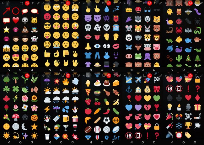 WhatsApp: Alle Emojis und Smileys der Kamera.