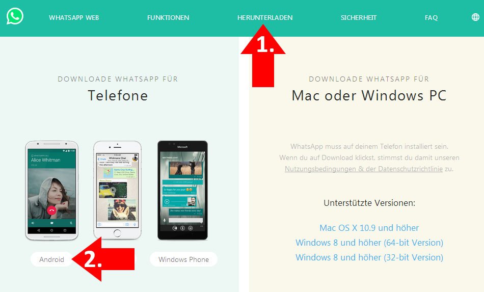 WhatsApp Web auf dem Tablet nutzen
