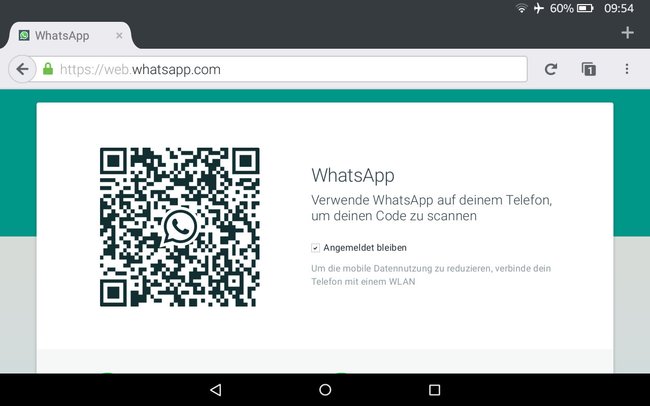 Euch wird ein QR-Code gezeigt