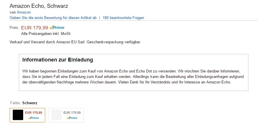 Amazon Echo Wartezeit Auf Einladung Sinkt Deutlich